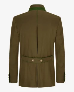 Adrian Trachten-Janker aus Leinen-Mix