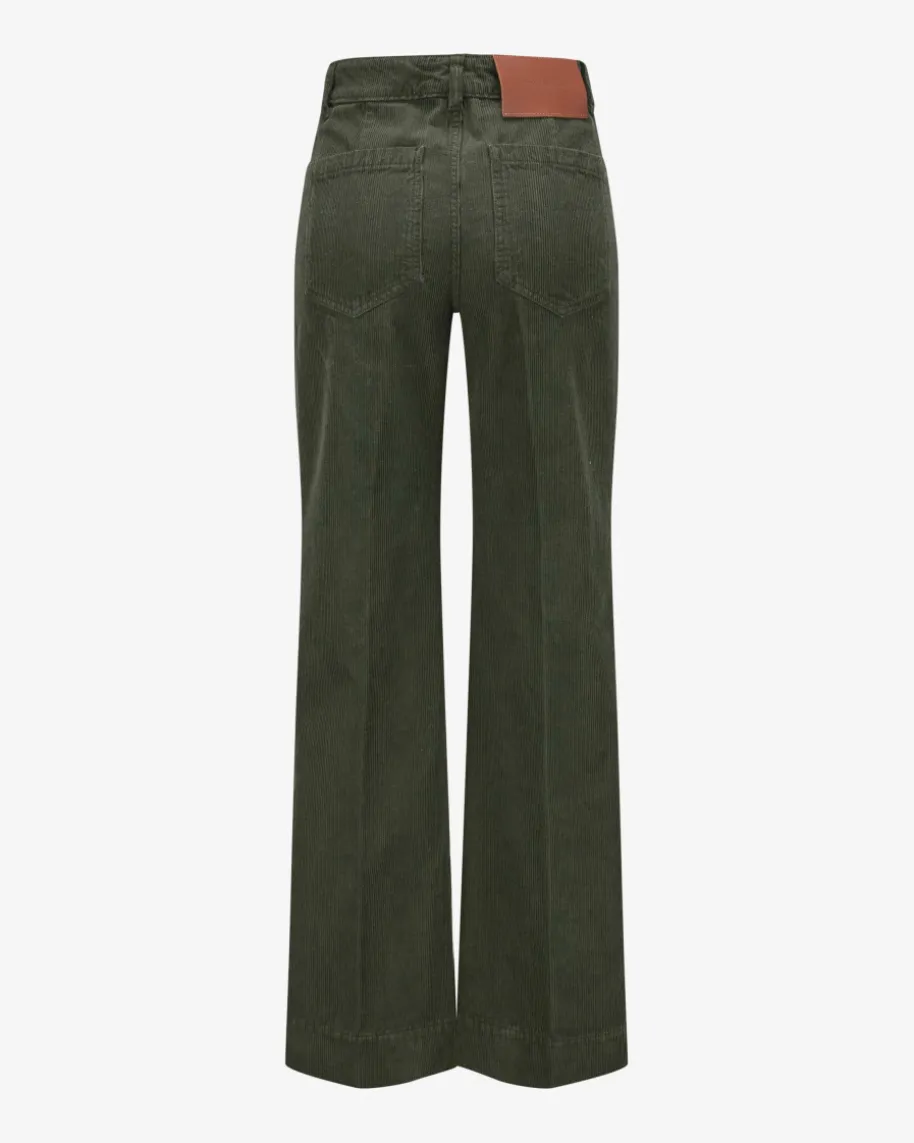 Alina Cordhose High Rise Wide Leg aus Baumwolle