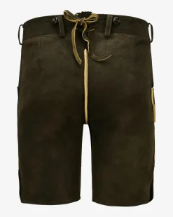 Almkogel Lederhose kurz aus Hirschleder