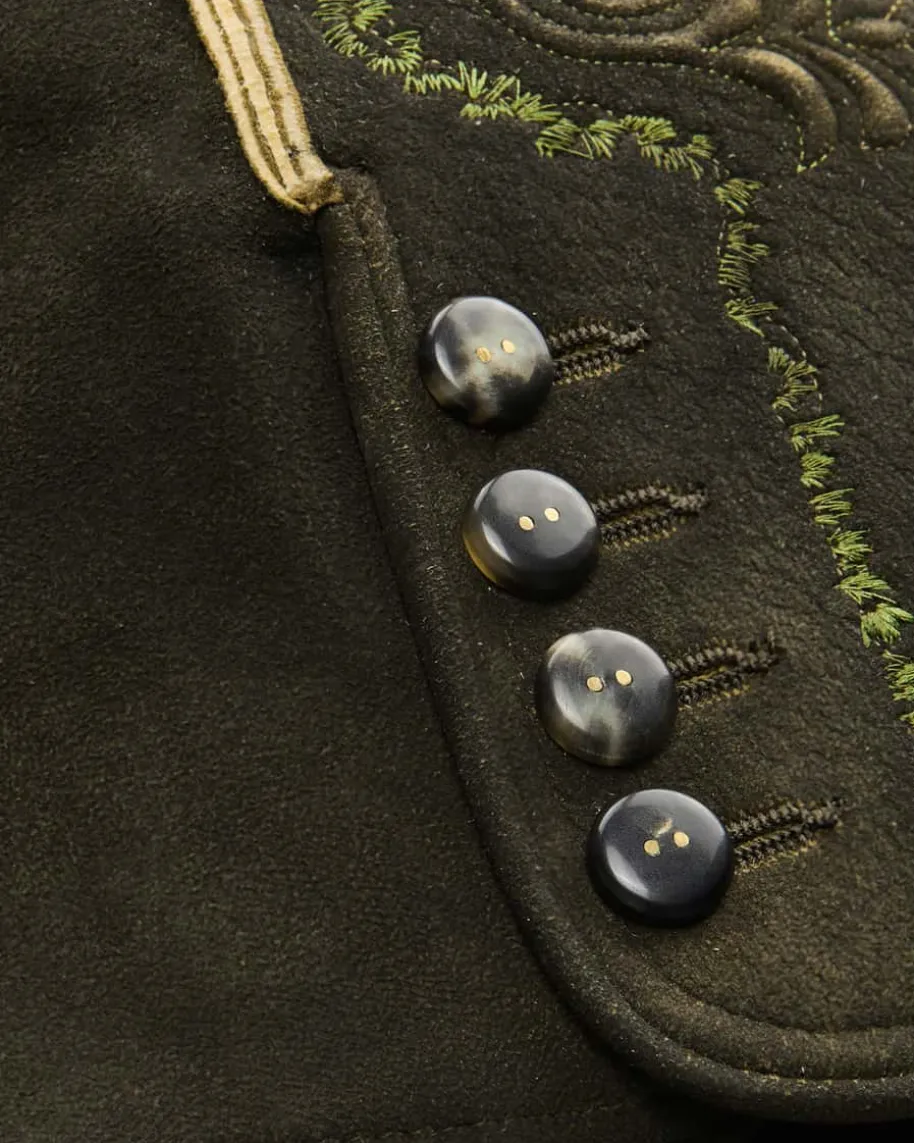 Almkogel Lederhose kurz aus Hirschleder