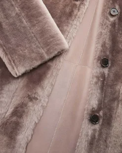 Ambra Wende-Lammfellmantel