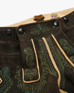 Bad Aussee Lederhose kurz aus Hirschleder