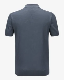 Bambu Strick-Poloshirt