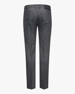 Bard Hose aus Schurwolle-Leinen-Mix Slim Fit