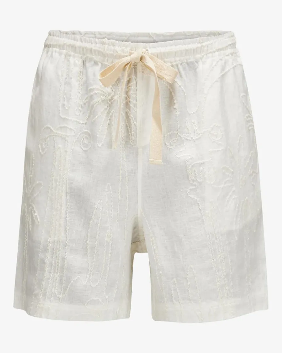 Bermudas aus Leinen