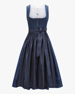 Biana Midi-Dirndl mit Seidenschürze