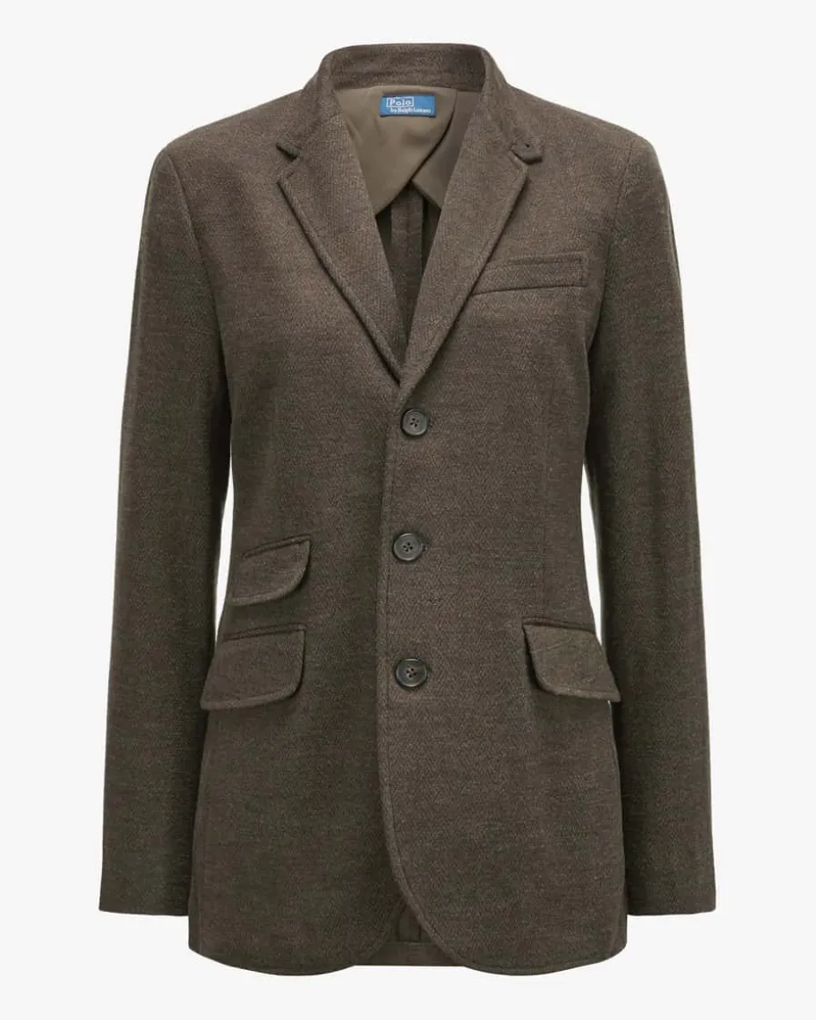 Blazer aus Baumwolle und Wolle