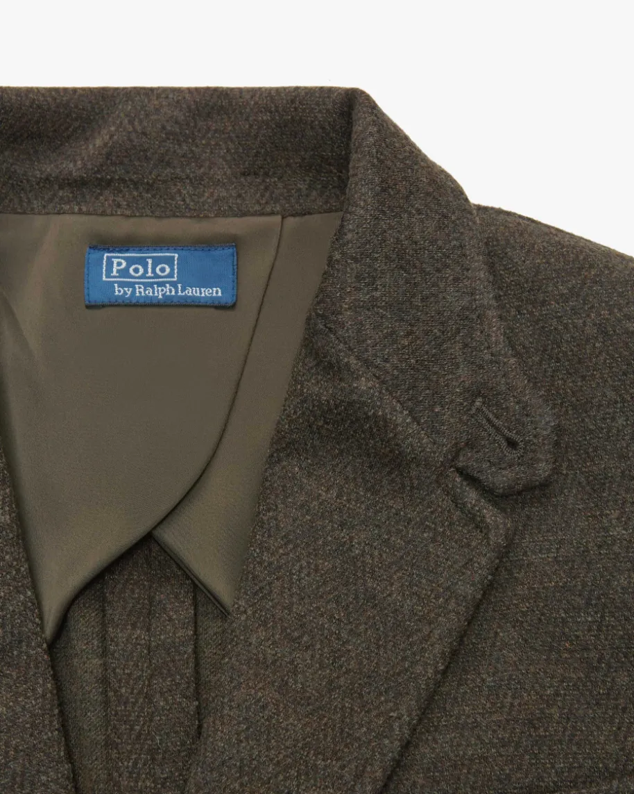 Blazer aus Baumwolle und Wolle