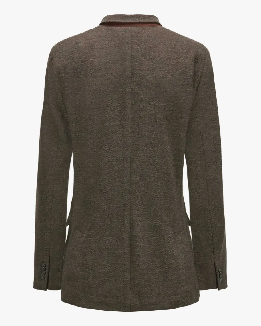 Blazer aus Baumwolle und Wolle