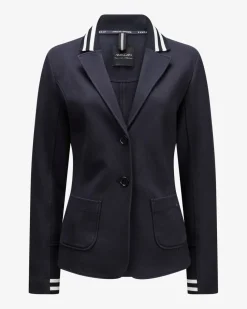 Blazer aus Baumwoll-Mix