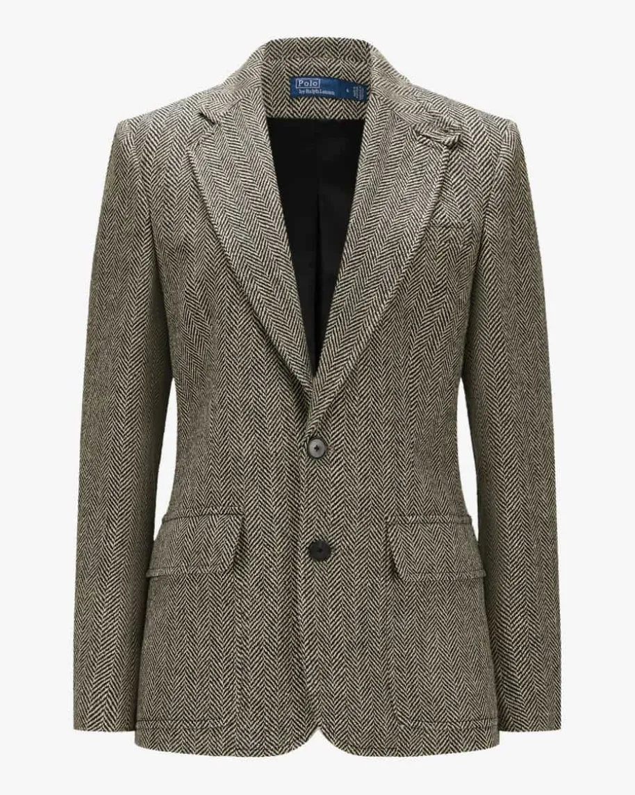 Blazer aus Leinen-Mix