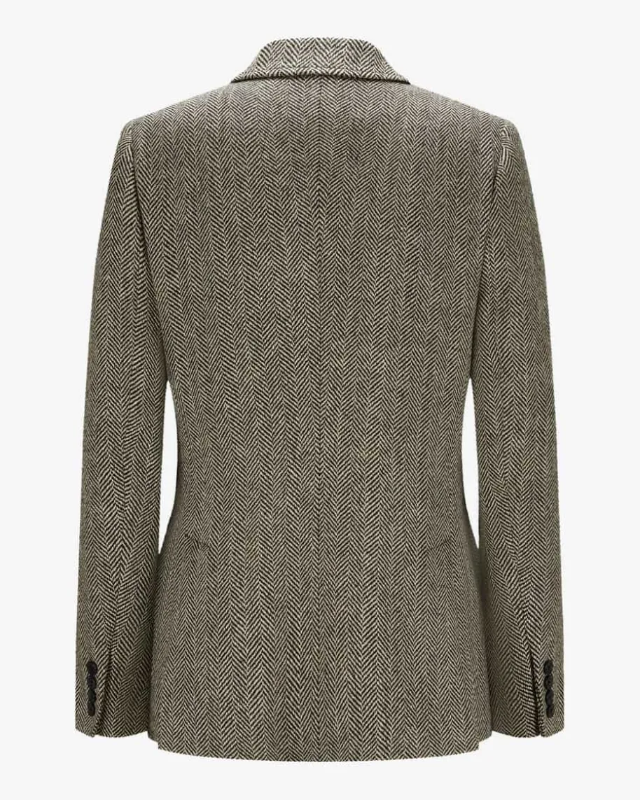 Blazer aus Leinen-Mix