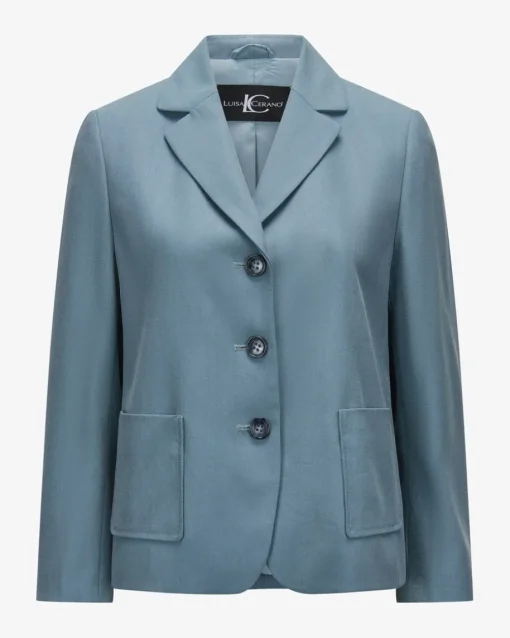 Blazer aus Lyocell