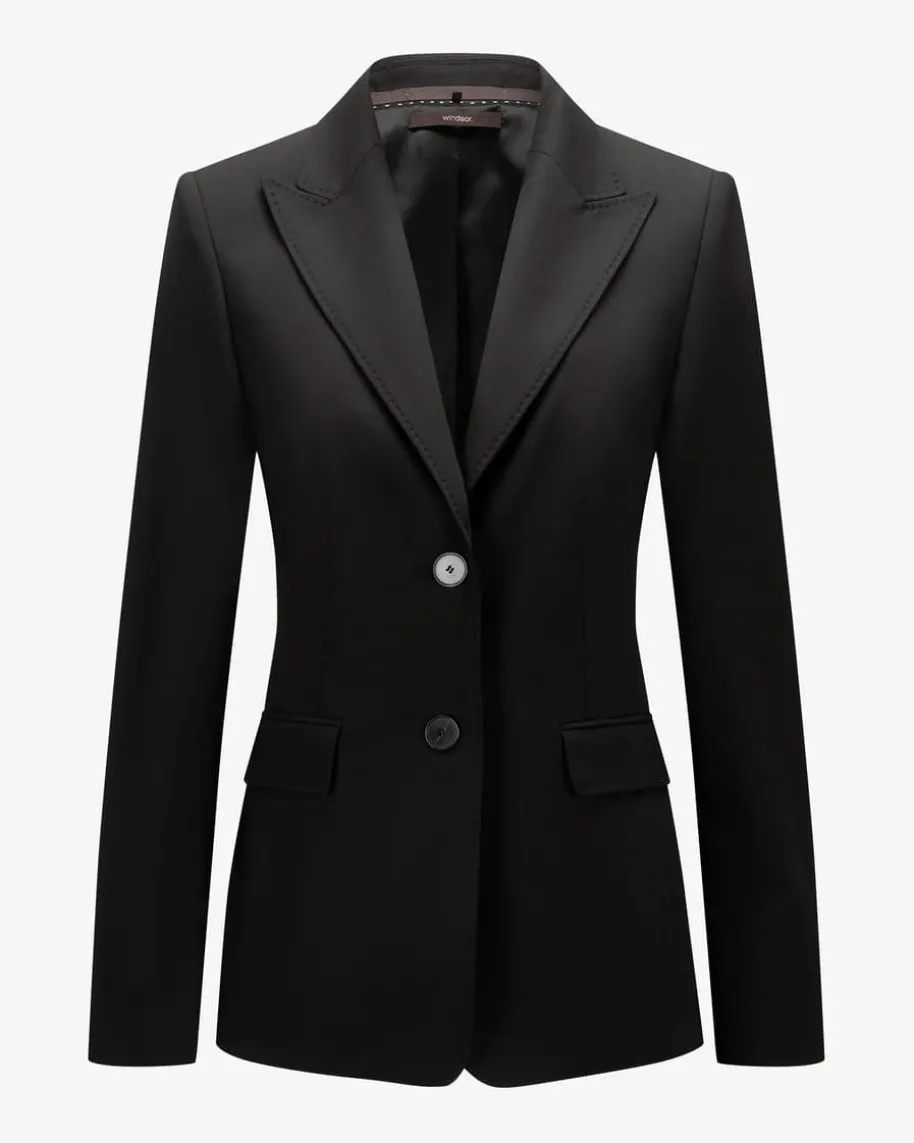 Blazer aus Schurwoll-Mix