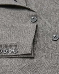 Blazer Slim Fit aus Baumwoll-Mix