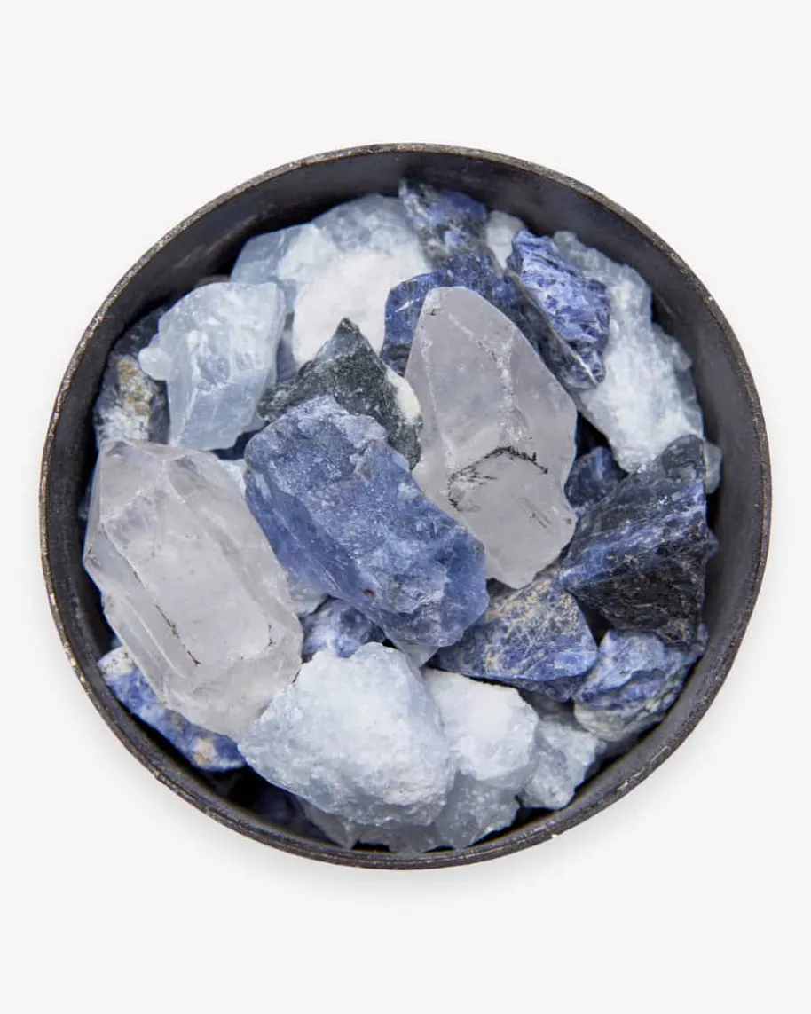 Blue Crystal Mini Pot Pourri Totem