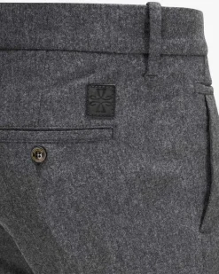 Bobby Hose Slim Fit aus Wolle