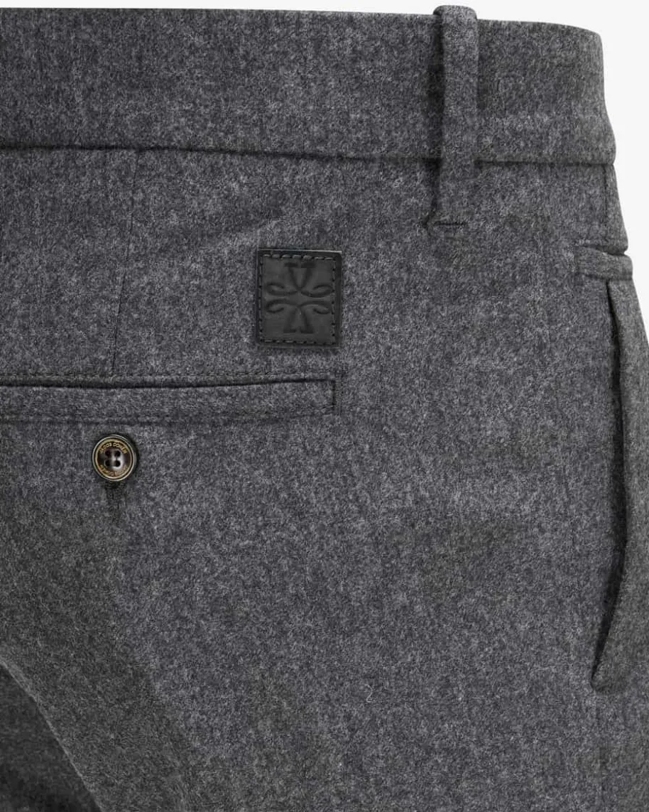 Bobby Hose Slim Fit aus Wolle