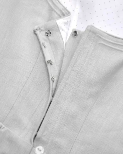 Bodensee Viky Leinendirndl lang mit Schürze