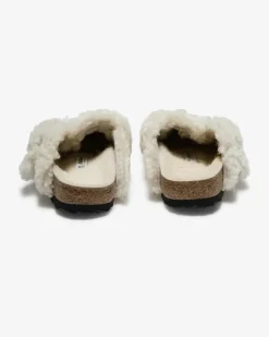 Boston Big Buckle Teddy Pantoletten