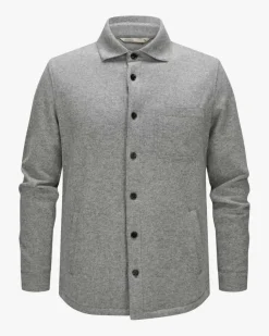 Cashmere-Felt Shirtjacket
