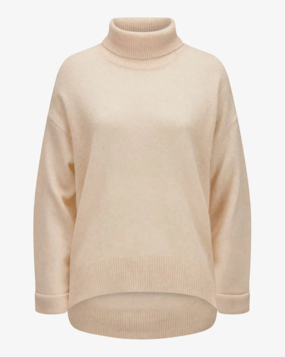 Cashmere-Seiden-Rollkragenpullover