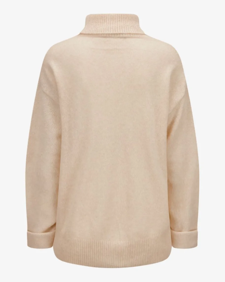 Cashmere-Seiden-Rollkragenpullover