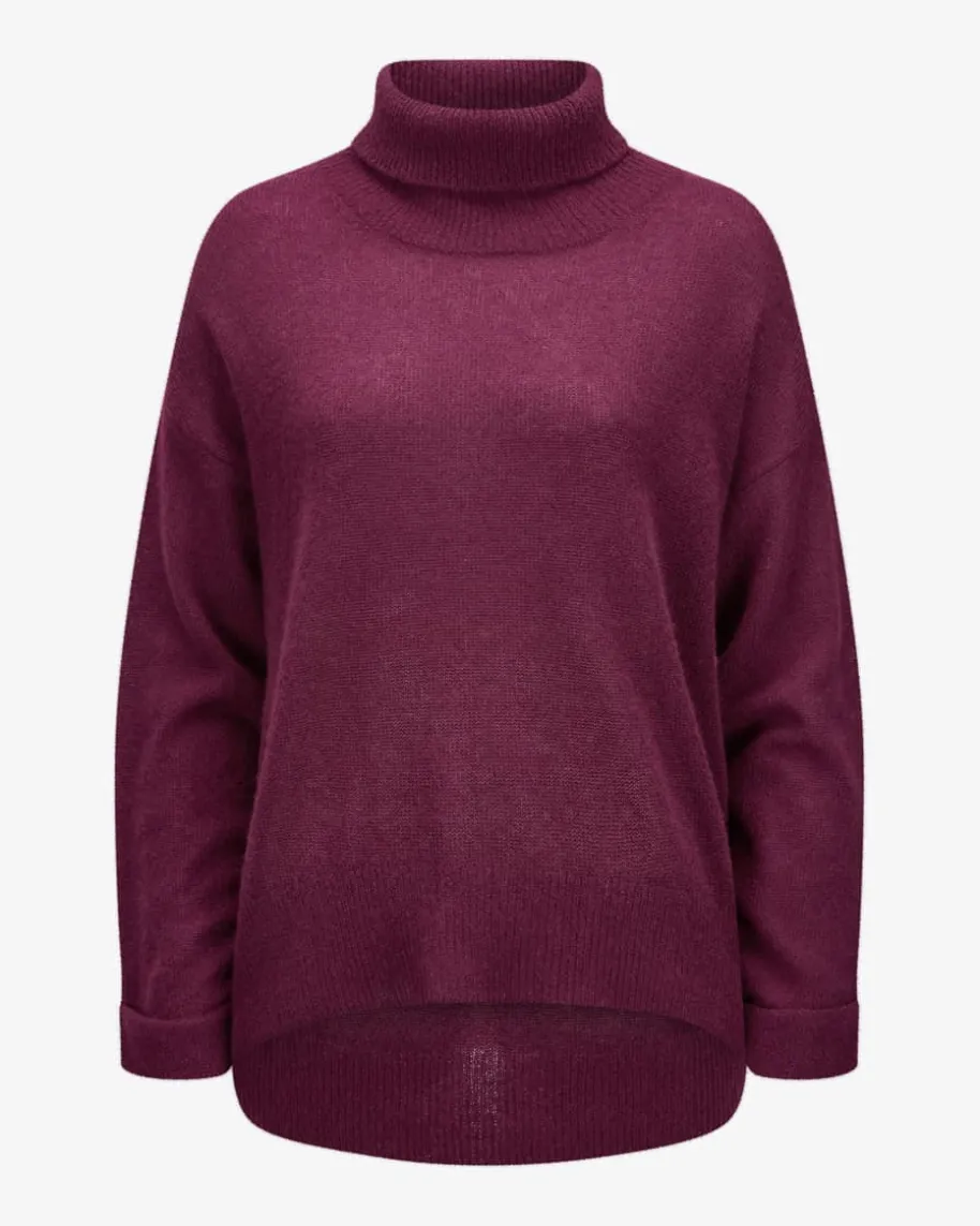 Cashmere-Seiden-Rollkragenpullover