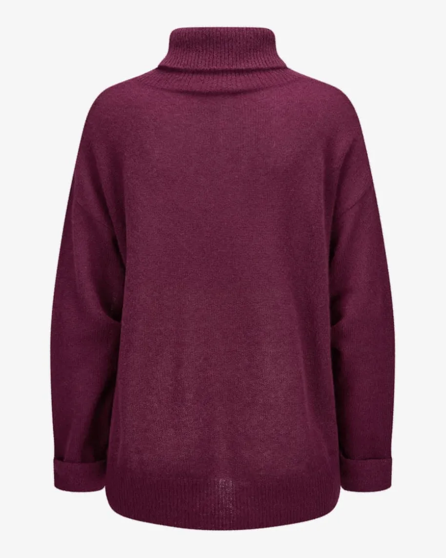 Cashmere-Seiden-Rollkragenpullover