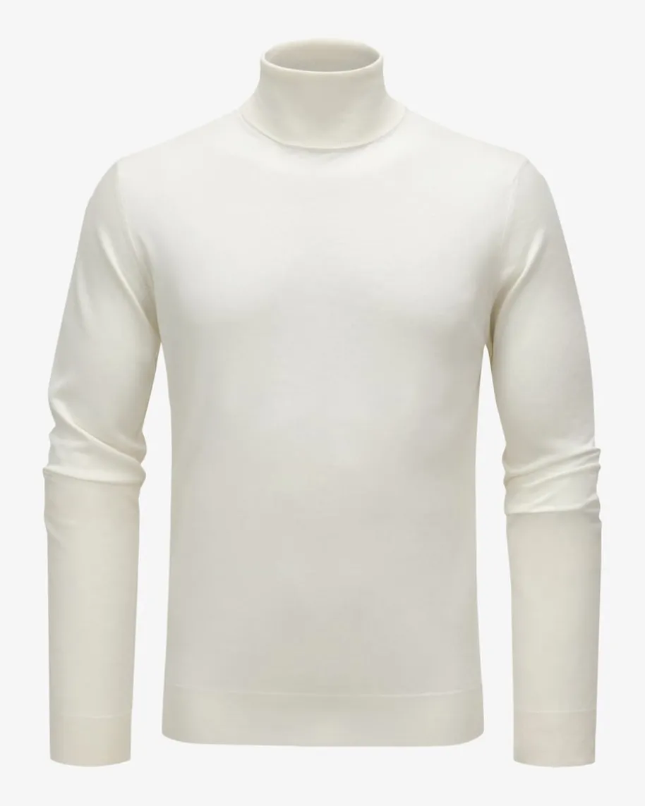 Cashmere-Seiden-Rollkragenpullover
