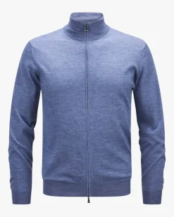 Cashmere-Seiden-Strickjacke