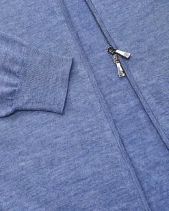 Cashmere-Seiden-Strickjacke