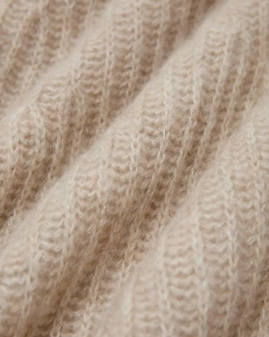 Cashmere-Seiden-Strickjacke