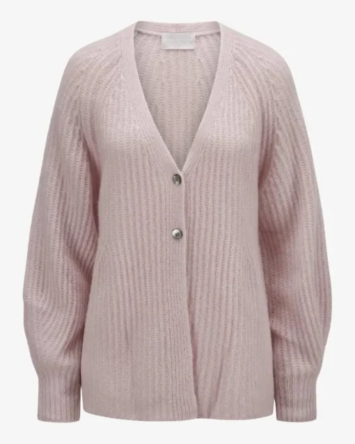 Cashmere-Seiden-Strickjacke