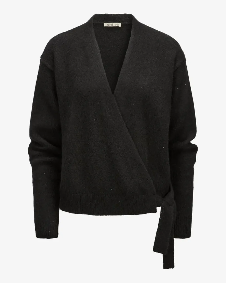 Cashmere-Seiden-Wickelcardigan