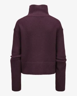 Cashmere-Stehkragenpullover