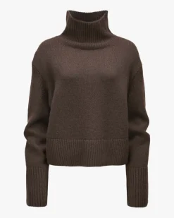 Cashmere-Stehkragenpullover