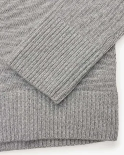 Cashmere-Stehkragenpullover