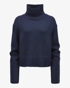 Cashmere-Stehkragenpullover