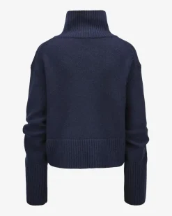 Cashmere-Stehkragenpullover