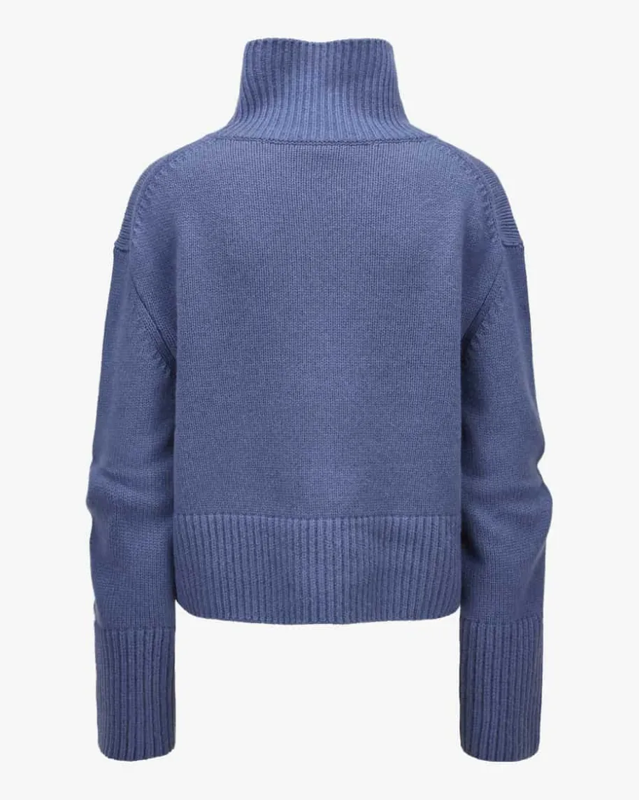 Cashmere-Stehkragenpullover