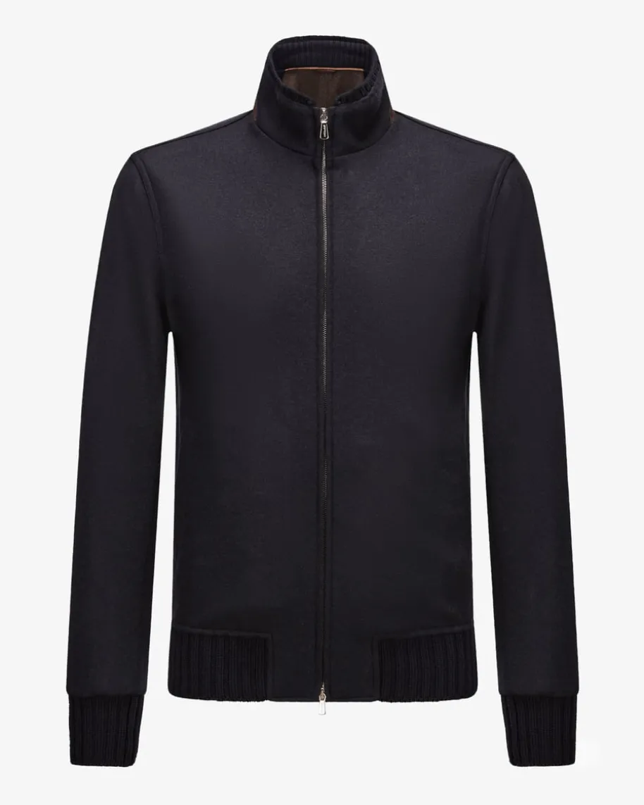 Cashmere-Strick-Blouson
