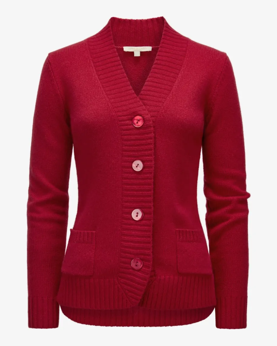 Cashmere-Strickjacke