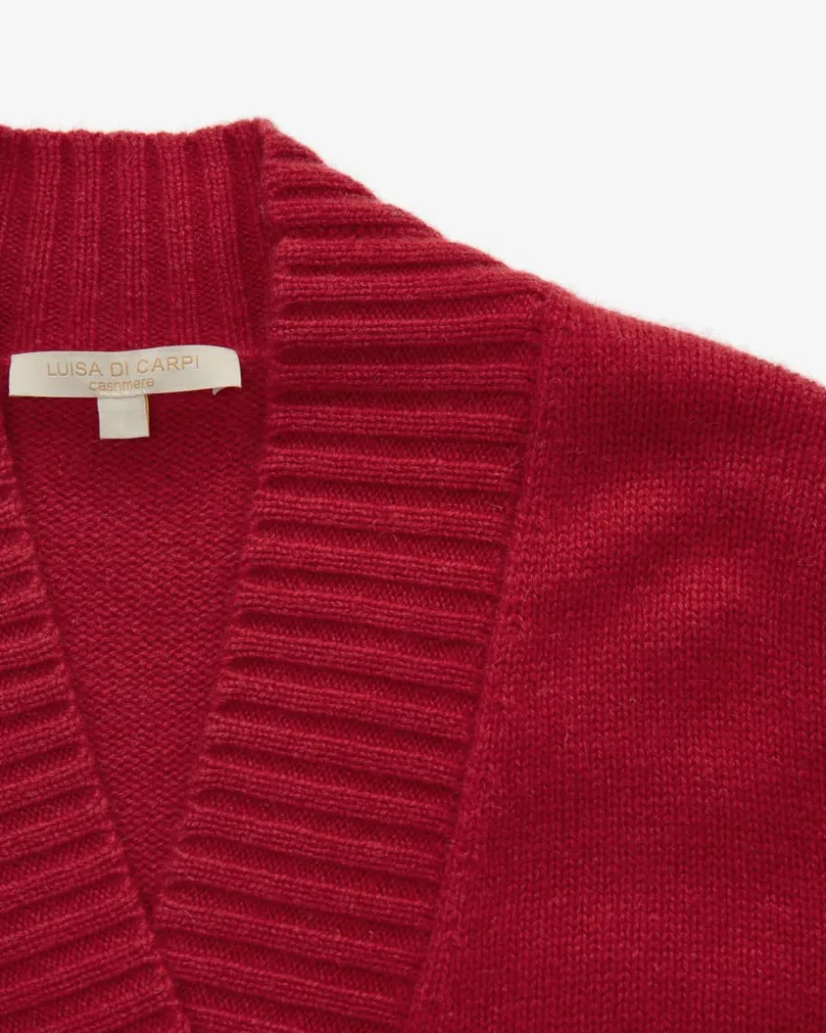 Cashmere-Strickjacke