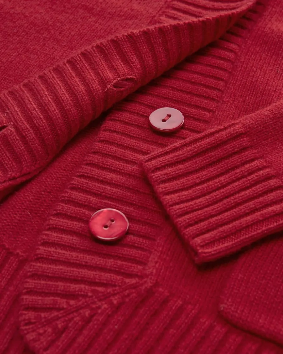 Cashmere-Strickjacke