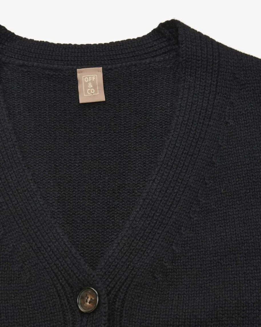 Cashmere-Strickjacke