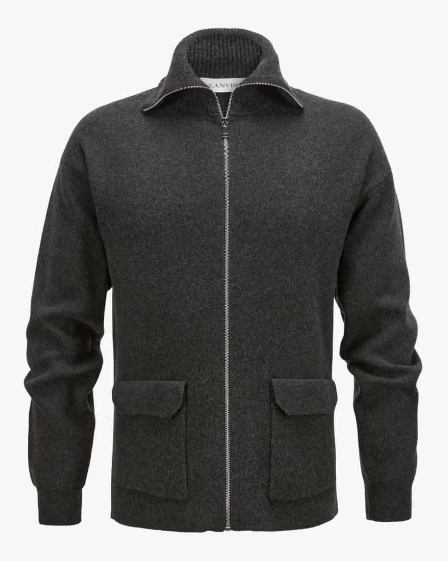 Cashmere-Strickjacke