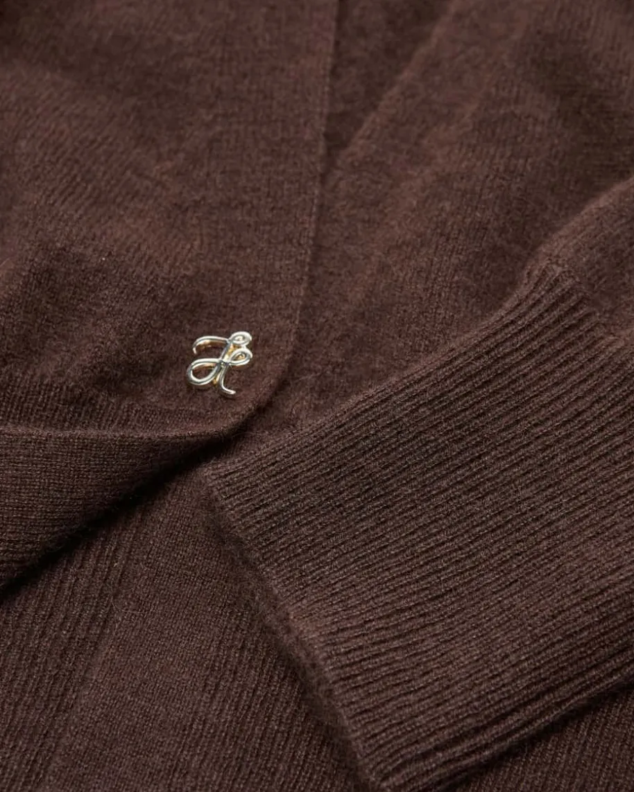 Cashmere-Strickjacke