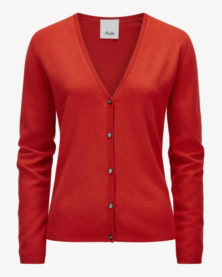 Cashmere-Strickjacke