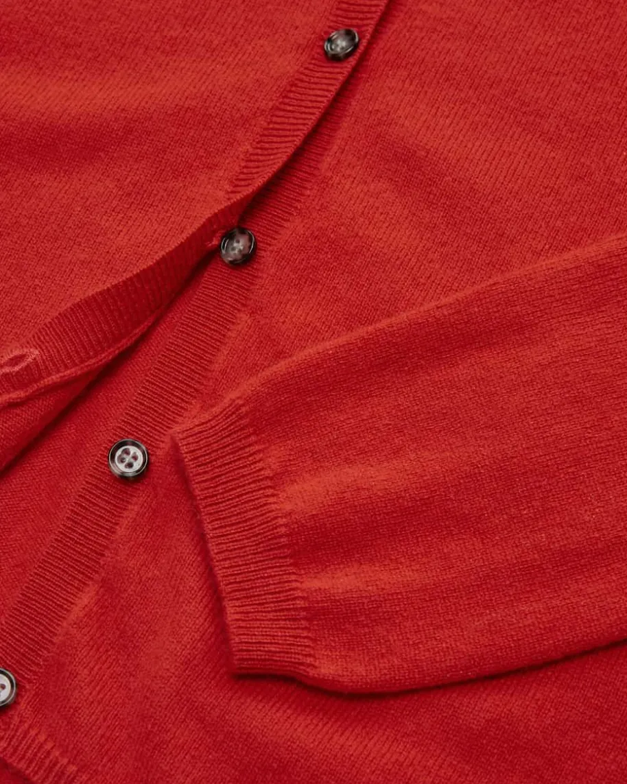 Cashmere-Strickjacke